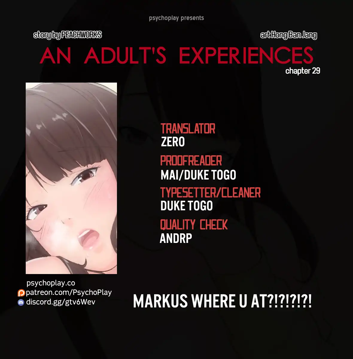 An Adult’s Experiences - Chapter 29 Page 1